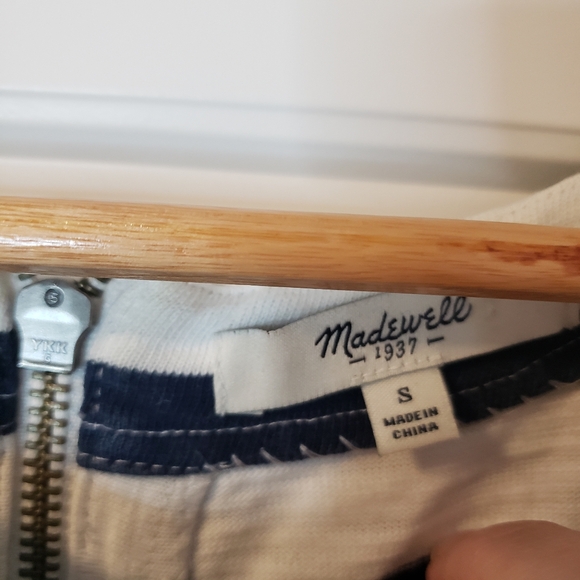 MADEWELL SHORT SLEEVE MINI DRESS SIZE S - Picture 3 of 10